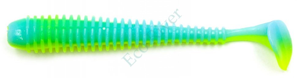 Виброхвост Yaman PRO Betta, р.4,5 inch, цвет #18 - Ice Chartreuse (уп. 5 шт.)