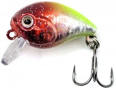 Воблер Namazu Crystal Crank, L-27мм, 2,4г, крэнк, медленно тонущий (0,5-1,0м), цвет №4/200/