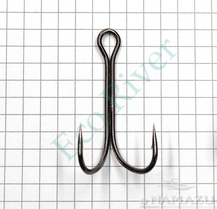 Крючок Namazu «Double Hook», размер 3/0 (INT), цвет BN, двойник (50 шт.)/100/