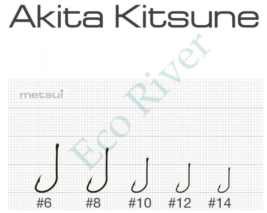 Крючок Metsui akita kitsune bln №10 12шт AK-BLN-10