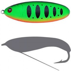 Блесна-незацепл. Sprut Bloody Woody Weedless Spoon 70S 15г/FTR