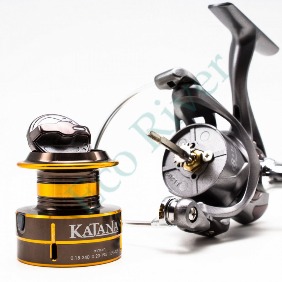 Катушка KYODA Katana 4000, 8+1 подшипн., передний фрикцион, запасная шпуля