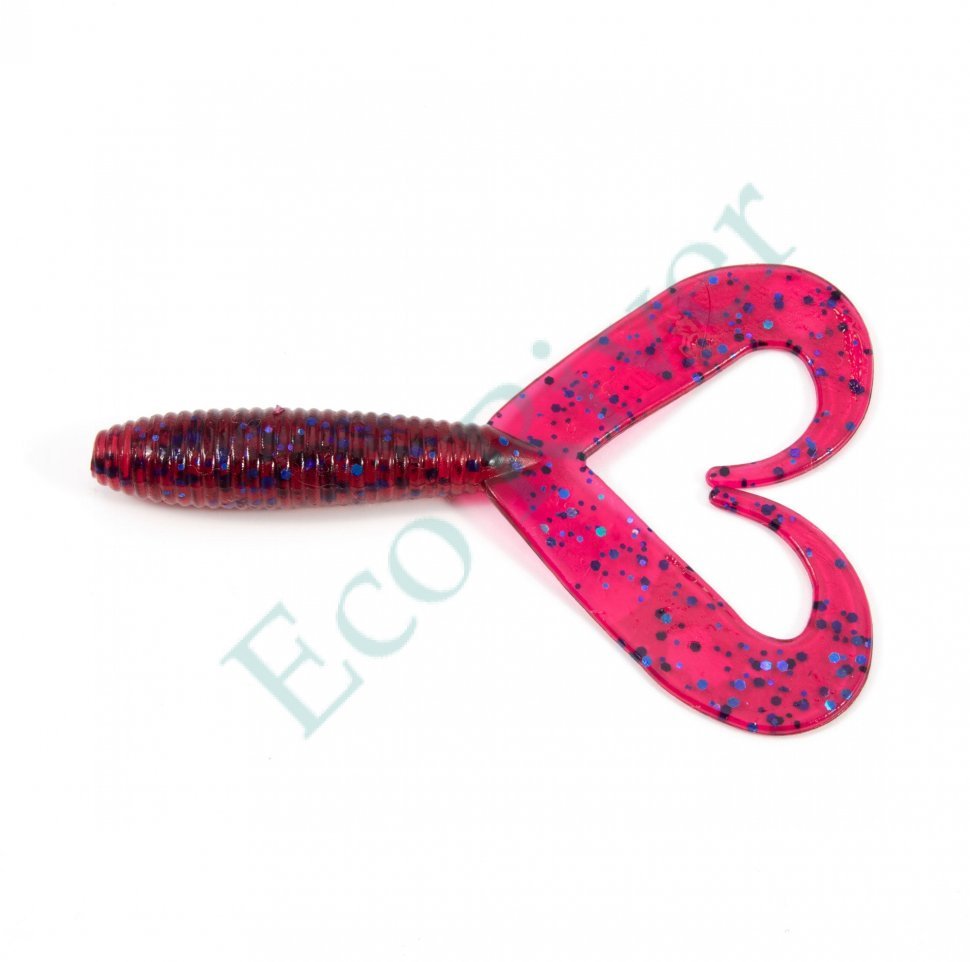Твистер Yaman PRO Loop-Two, р.3 inch, цвет #04 - Grape (уп.5 шт)