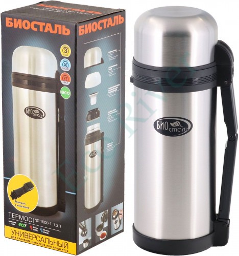Термос Биосталь универсальный, 1,5 л/12/