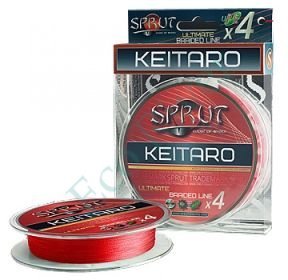 Леска плетёная Sprut Keitaro Ultimate X4 hot red 0.18 140м