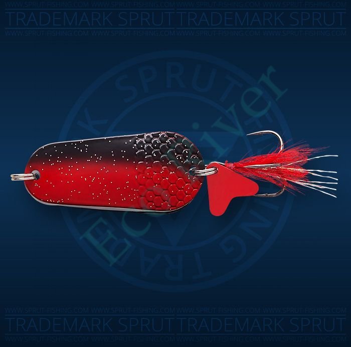 Блесна Sprut Keijuro Spoon колеб. 65мм/30г/RBK