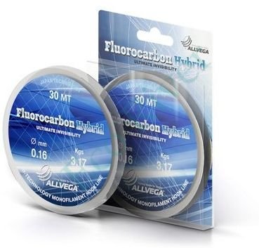 Леска Allvega Fluorocarbon Hybrid 0.12 30м