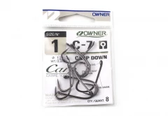 Крючок Owner Carp Down BC №1 8шт