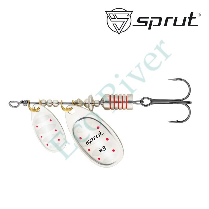 Блесна Sprut Alba Tandem Spinner №3 9г/S