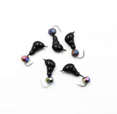 Мормышка безнасадочная Яман Муравей с ушком, вес 1 г, кристалл хамелеон (уп. 5 шт.)