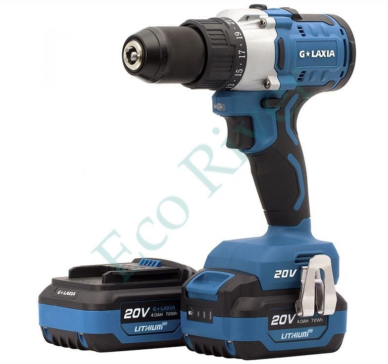 Шуруповёрт GALAXIA 20V, 4 Ah Li-Ion 1 аккум., 100Нм, professional