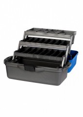 Ящик рыболовный Helios трехполочный синий T-HS-FB3-B