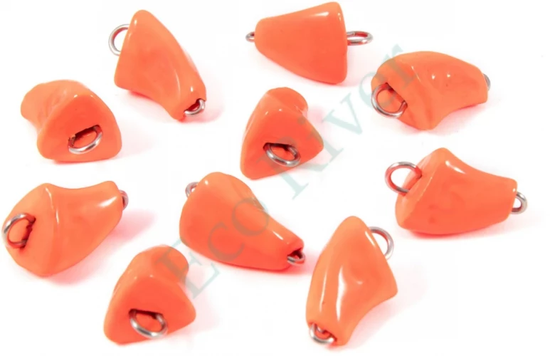 Груз Пуля-эксцентрик окрашенный разборный Яман (10 шт.) - 5 гр., оранжевый/750/