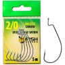 Крючок Fish Season Wide Range Worm №1/0 BN 5шт офсет. 2315-0051F