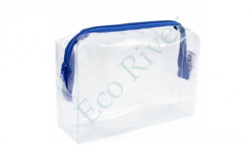 Косметичка Следопыт, 12х20х6 см, ПВХ, на молнии, прозрачная/25/50/