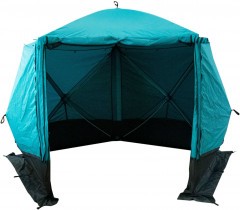 Шатер Следопыт быстросборный, 5 стен, 2,8х2,9 м, h-2,08 м, S по полу 5,6 кв.м, цв. WATERFALL