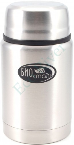 Термос для еды Биосталь с ложкой, 0,5 л/12/
