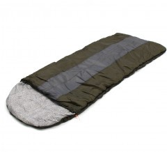 Спальный мешок с подгоСледопыт-Traveller XL,190+35х85см,±5%,до 0С,утеп.термо 300г/м2,цв хаки/4/