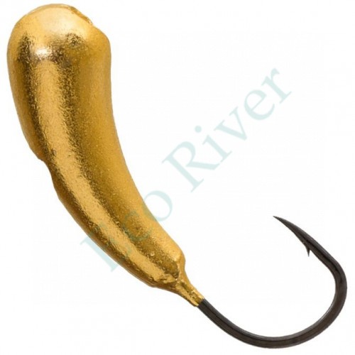 Мормышка вольфрам LumiCom Уралка Ф4 золото