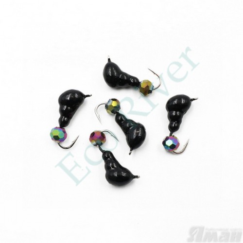 Мормышка безнасадочная Яман Муравей с ушком, вес 1,2 г, кристалл хамелеон (уп. 5 шт.)