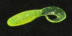 Приманка Allvega съедоб. Flutter Tail Grub 8см 3.6г SB-FTG80-001 chartreuse 7шт