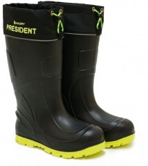 Сапоги Kaury President ЭВА 950-65/1 PW с манжет. утепл. черно-зеленые р.47-48