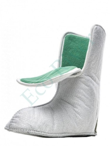 Сапоги Kaury President ЭВА 950-65/1 PW с манжет. утепл. черно-зеленые р.47-48