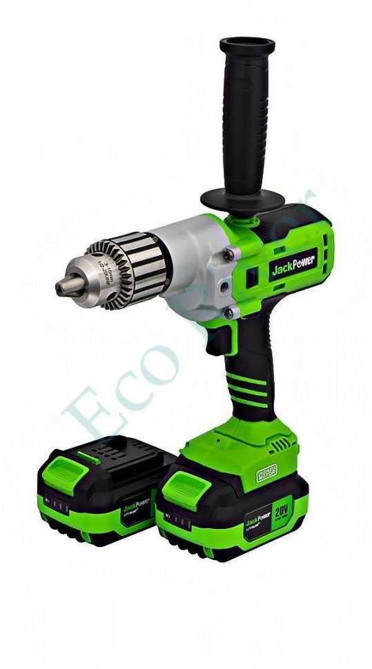 Дрель-шуруповёрт JACK POWER 4 Ah Li-Ion, 130 Н*м, 20V, серия Professional, кейс, 2 аккумулятора