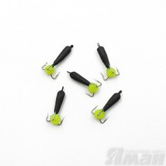 Мормышка вольф. безнасадочная Яман Черт с петлей (длинный), d-3 мм, вес 0,9 г, подвеска икринка са