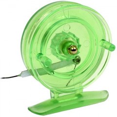 Катушка проводочная Namazu Scoter пластиковая (усил.), р. 6,5 см, зеленая/220/