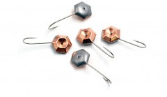 Мормышка паяная Яман Кристалл с лыской, вес 0,52 г, медь (уп. 5 шт.)