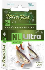 Леска Aqua NL Ultra White Fish белая рыба 0.10 30м