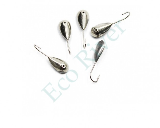 Мормышка паяная Яман Уралка, вес 0,68 г, никель (уп. 5 шт.)