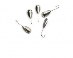 Мормышка паяная Яман Уралка, вес 0,68 г, никель (уп. 5 шт.)