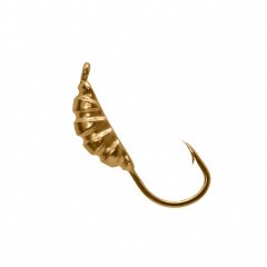 Мормышка вольфрам LumiCom Опарыш Ф3 золото