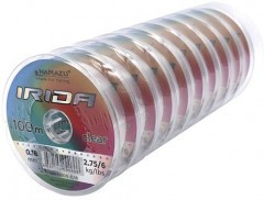 Леска Namazu Irida,  L-100 м, d-0,18 мм, test-2,75 кг, прозрачная (уп. 10 шт.)/200/