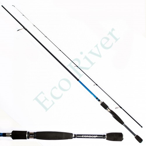 Спиннинг Condor Black Point длина 2,70 м, тест 15-50 гр, carbon IM-8, штекер
