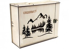 Коробка подарочная Следопыт из фанеры, 295х105х235 мм/12/
