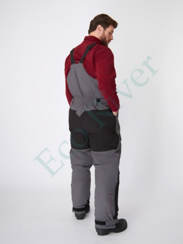 Костюм зимний Alaskan NewPolar M11 S красн/сер/черн (куртка+полукомб.)