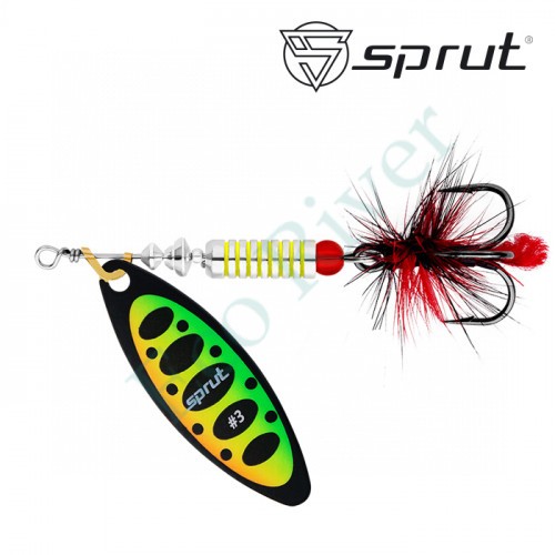 Блесна Sprut Atra Spinner №3 11.5г/FT