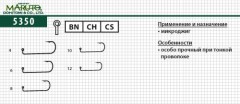 Крючок MARUTO 5350BN №12 (10шт) джиг
