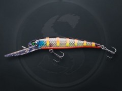 Воблер Sprut Rei 3D 120F 22г/CRBK-3D-STR