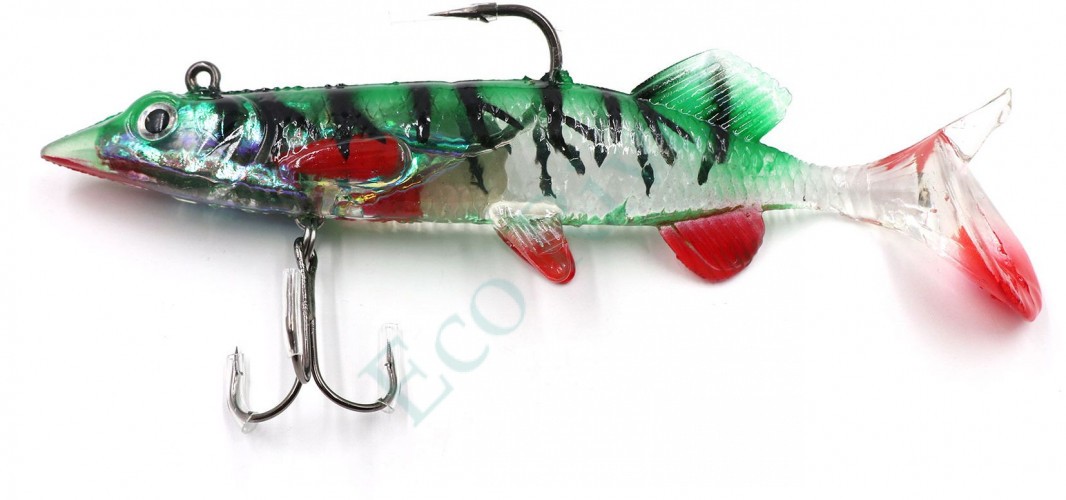 Приманка оснащенная Namazu PVC Pike, L-140 мм, 41 г, цвет 04 (2 шт.)