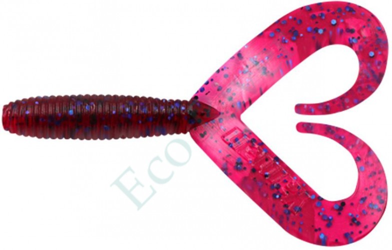 Твистер Yaman PRO Loop-Two, р.4 inch, цв. #04 - Grape (уп.5 шт)