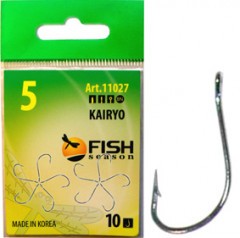 Крючок Fish Season Kairyo han-sure-ring №3 BN 10шт 11027-03F