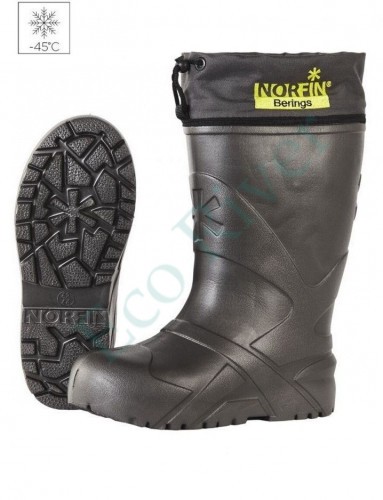 Сапоги зимние Norfin Berings с манж. антрац. -45C EVA р.42-43