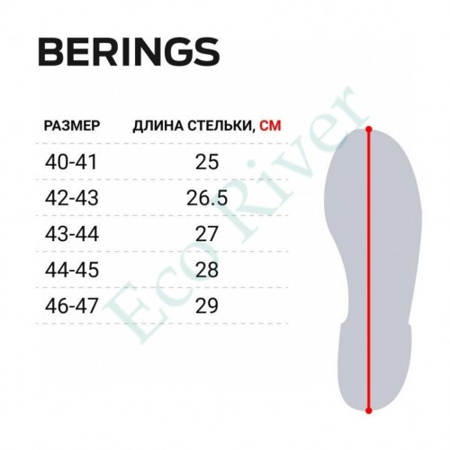 Сапоги зимние Norfin Berings с манж. антрац. -45C EVA р.42-43