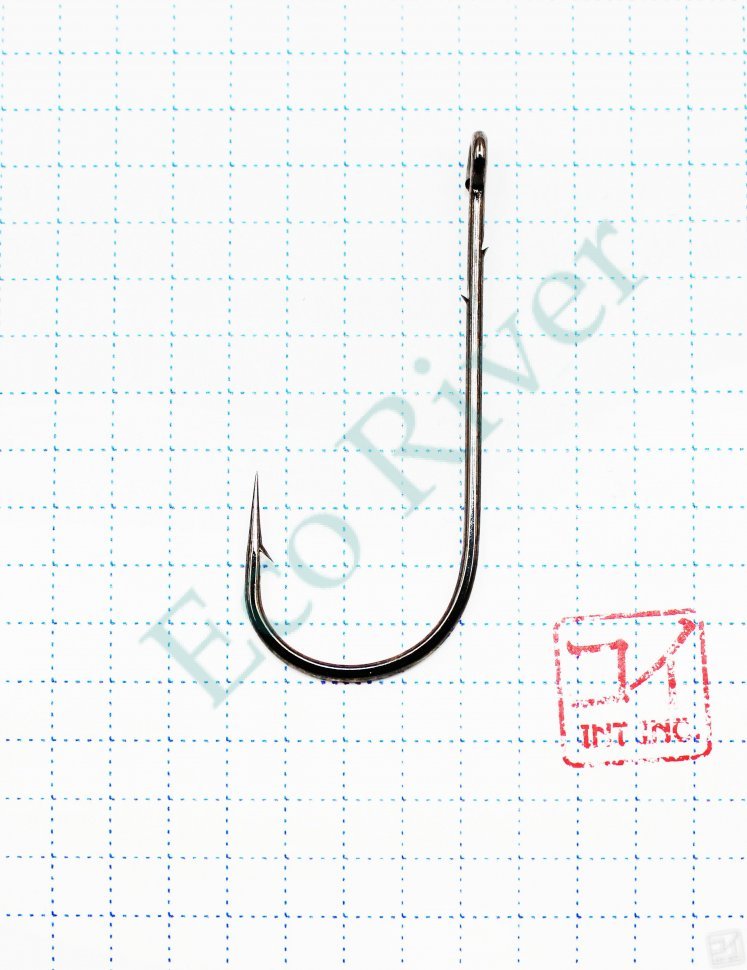 Крючок KOI ROUND BEND WORM , размер 5/0 (INT), цвет BN (10 шт.)/65/