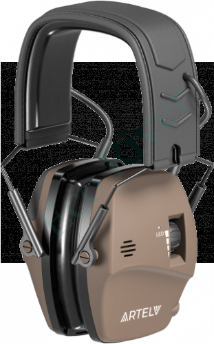 Активные наушники ARTELV КРЕЧЕТ КОРИЧНЕВЫЕ