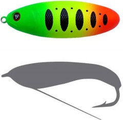 Блесна-незацепл. Sprut Bloody Woody Weedless Spoon 70S 15г/PPJ1
